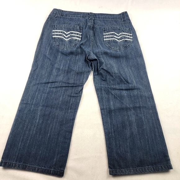 Tex by Max Azria Denim - Tex by Max Azria dark denim capris
